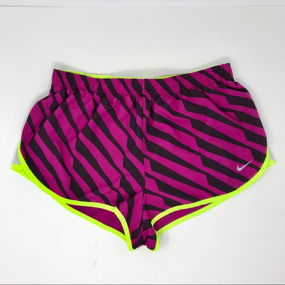 Dri Fit Nike Athletic Running Shorts Neon Size Small
